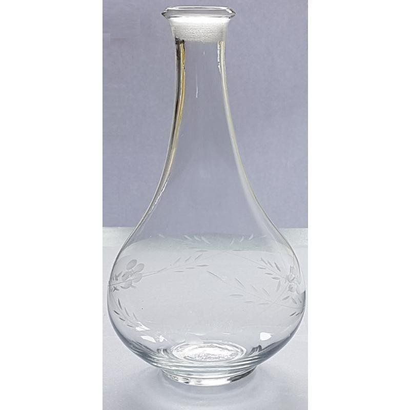 Carafes: Antike Karaffe mit 6 Gläser mit Ätzdekor – D'occasion à Kaltbrunn par Condor2 3