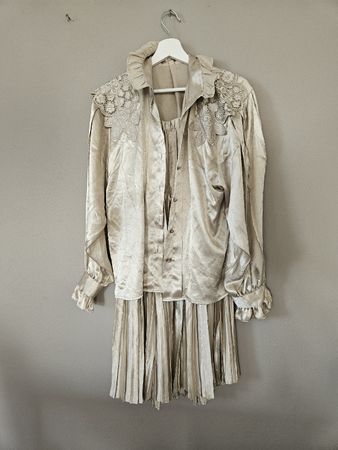 Elegantes Satin-Deuxpiece cris.devi 