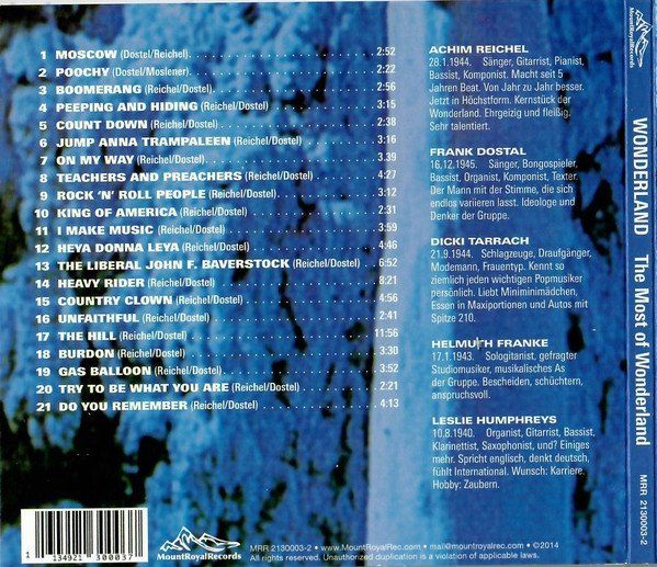CD: Wonderland (Ex Rattles) – Nuovo (secondo la descrizione) da Aeschi SO venduto da Stones55 1