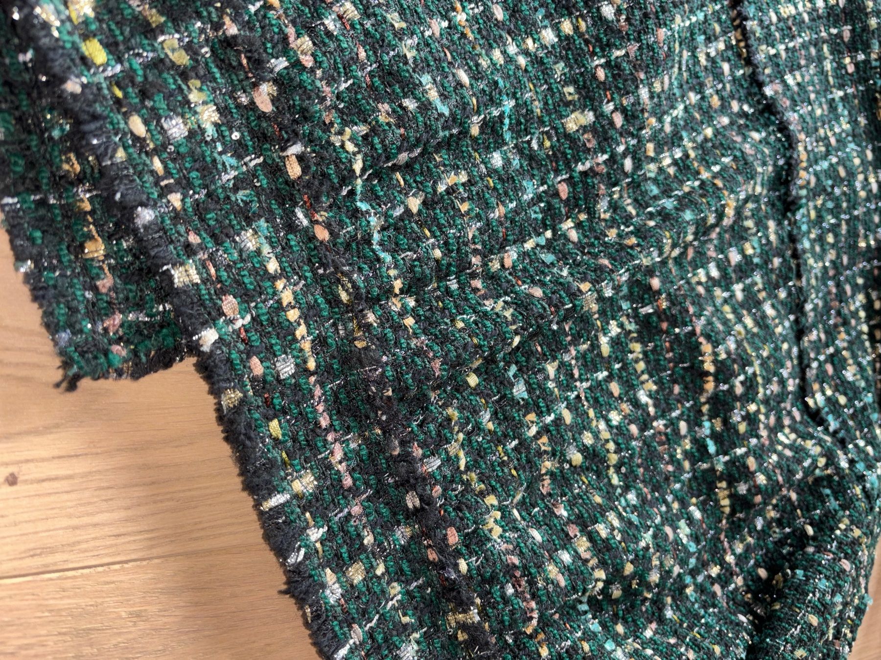 Zara Vestes: Veste en tweed vert/or Zara – Neuf (Voir description) à Genève par  4