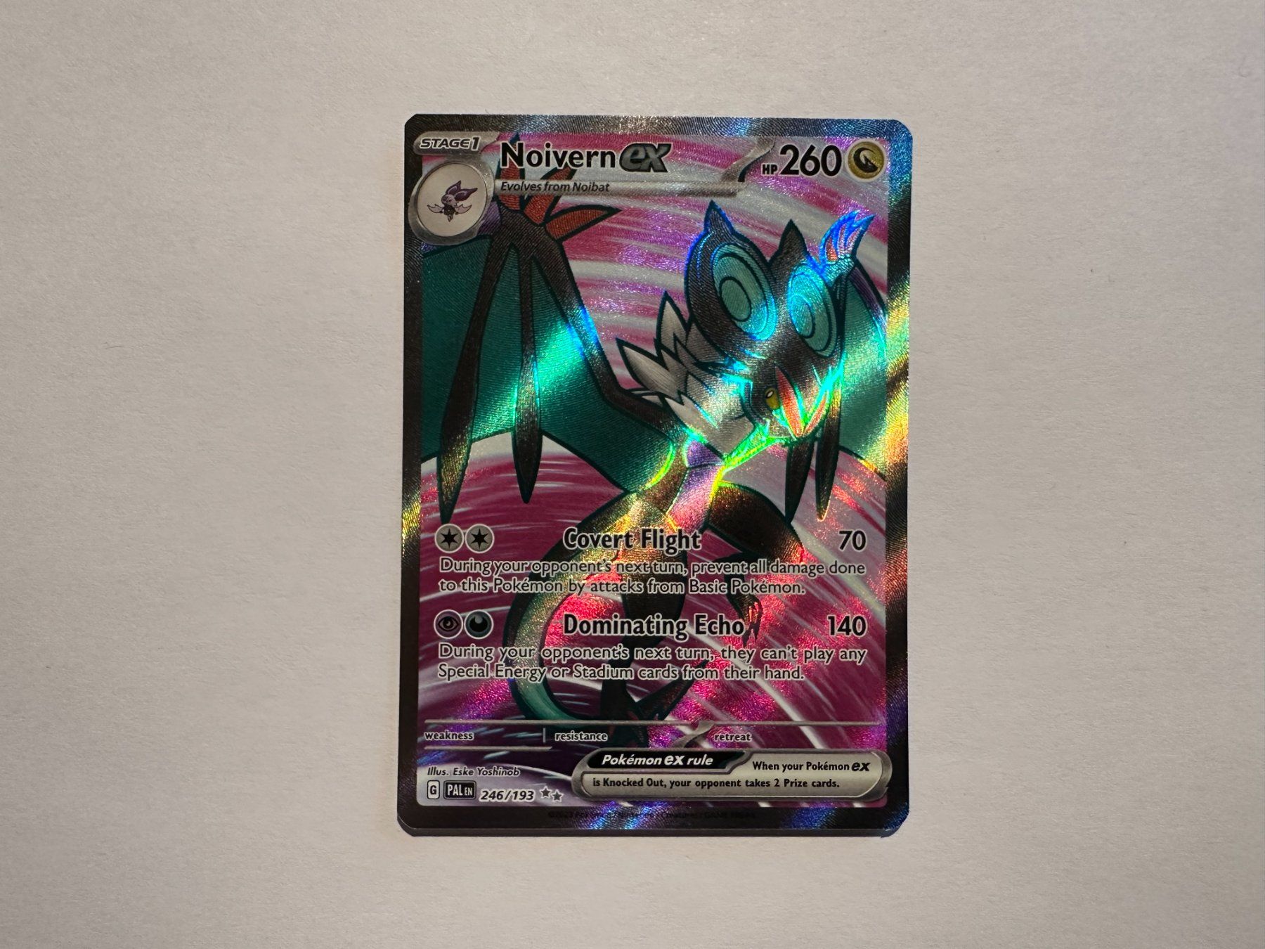 Pokémon Carte collezionabili: Noivern ex Fullart Paldea Evolved EN – Nuovo (secondo la descrizione) da Hagendorn venduto da Pokecollectorch 1