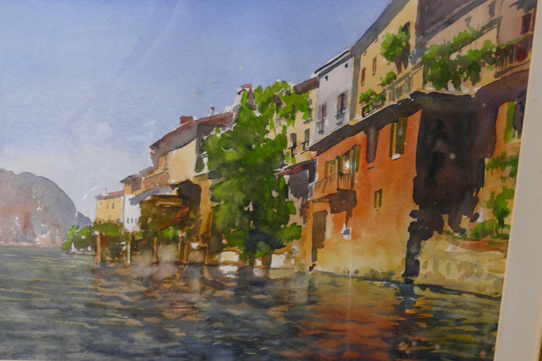 Dipinti: Aquarell R. Mooser Gandria – Usato da Bern venduto da vielerart 1