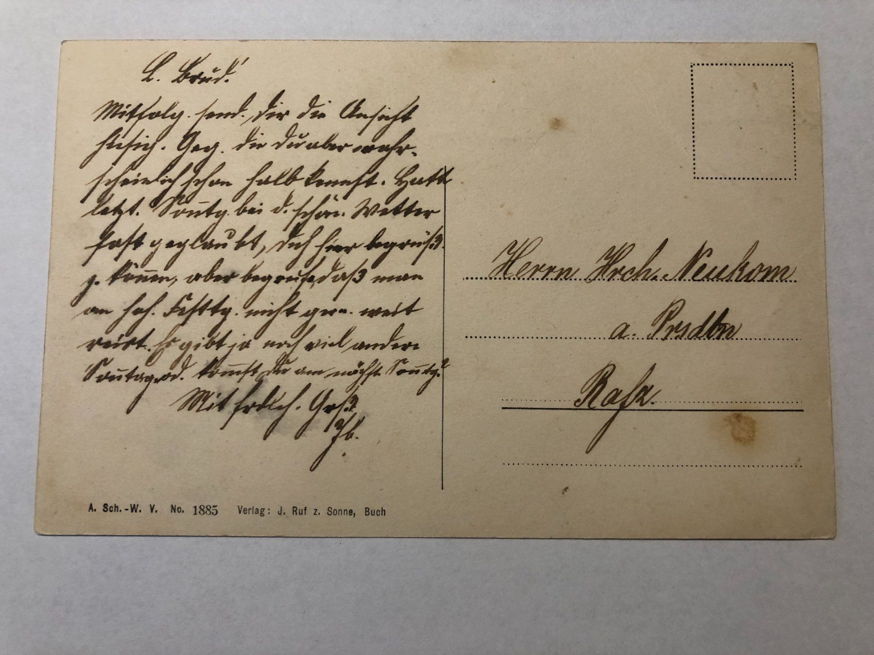 Cartoline postali: Buch a. I.  Generalansicht - Schulhaus - Wirtschaft Sonne – Usato da Pfäffikon ZH venduto da Waltoversand 1