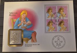 Numisbrief Stillende Mutter mit Silbermedaille ab 1 Fr. !!
