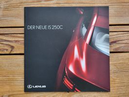Lexus IS 250C Cabrio 2009 Vorprospekt