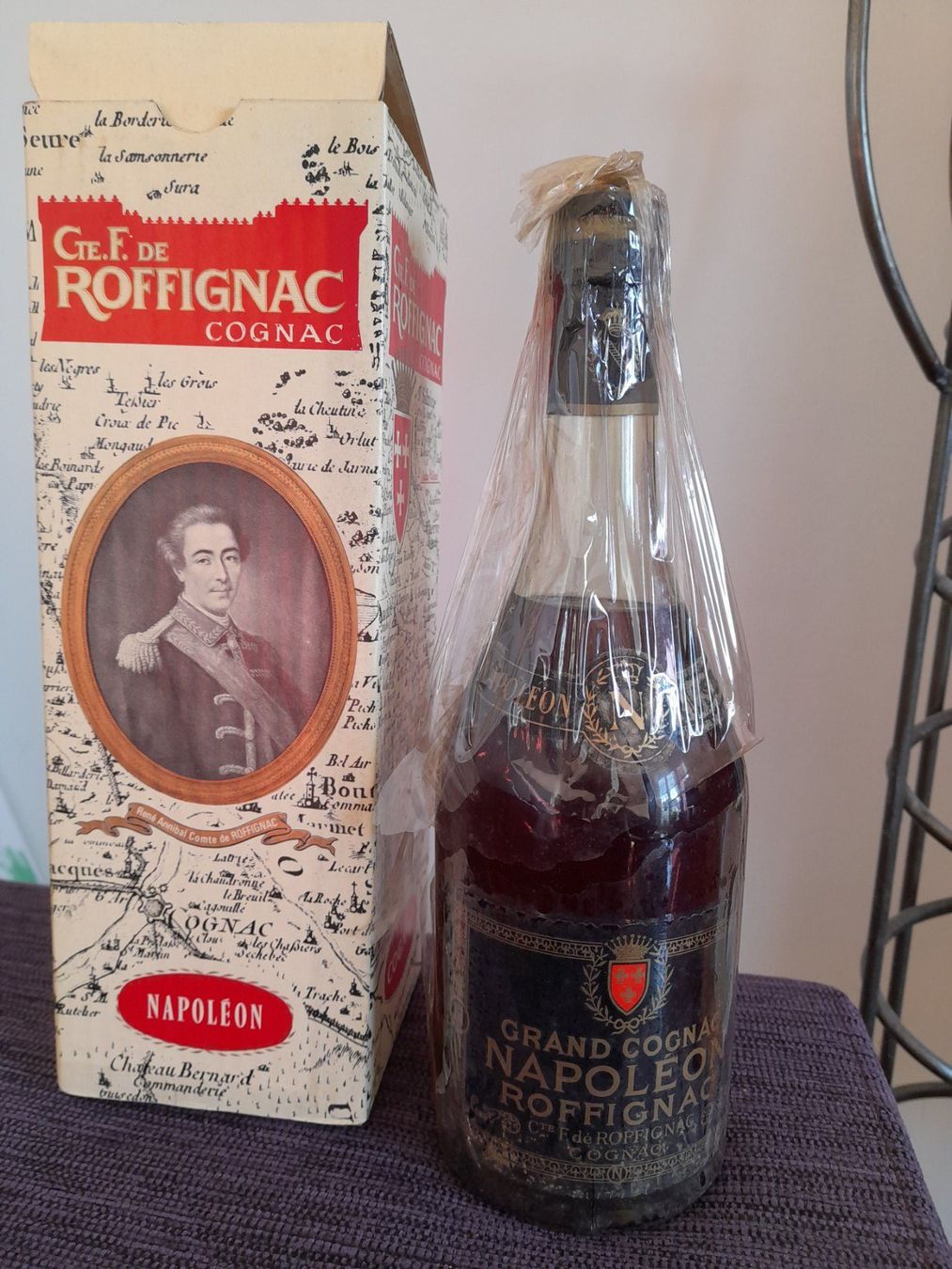 Bevande alcoliche: COGNAC Napolèon de Roffignac V.S.O.P. Fine, Frankreich – Nuovo e nell'imballaggio originale da Olten venduto da Sonntag.33 4