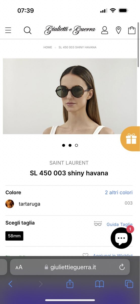Saint Laurent Occhiali & Lenti: Saint Laurent sunglasses – Usato da Nyon venduto da Ninuscka 1