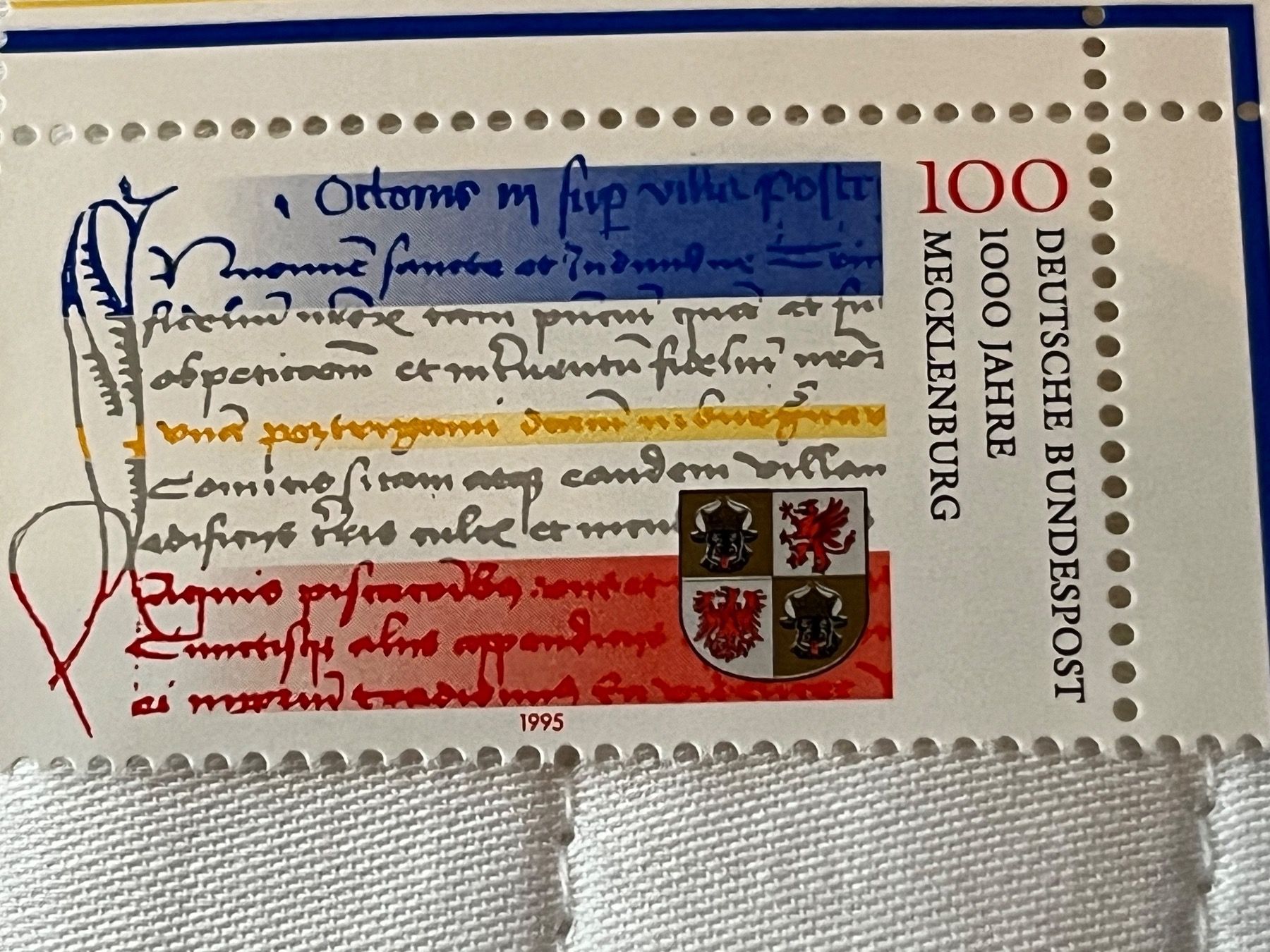 Tutti i francobolli: 4 Briefmarken Deutschland 1995 Postfrisch Röntgen – Nuovo e nell'imballaggio originale da Zürich venduto da engebrunau 3