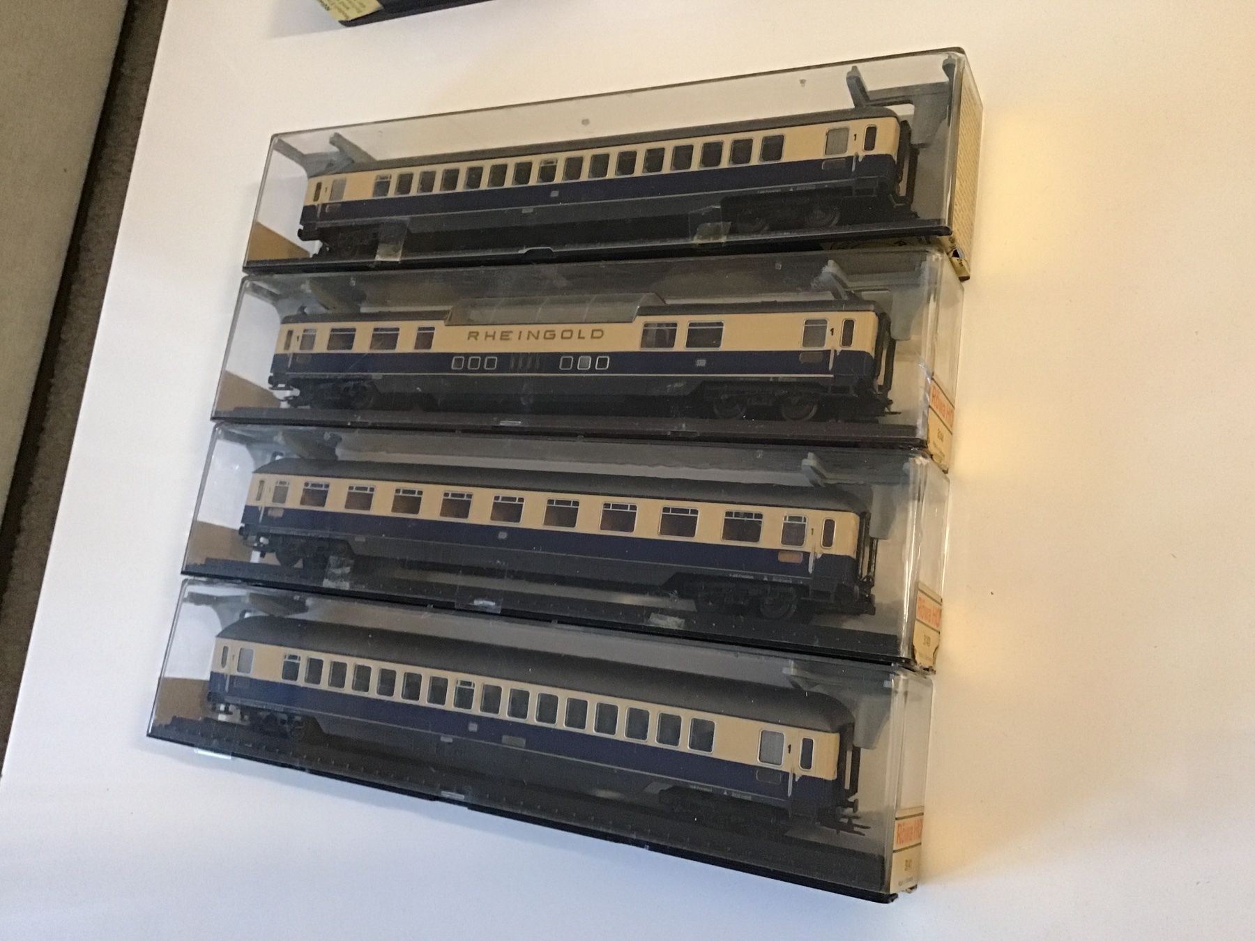 Modellini di ferrovie: RÖWA ZUG H0, 4er Set - – Usato da Männedorf venduto da Spezial-Modelle 2