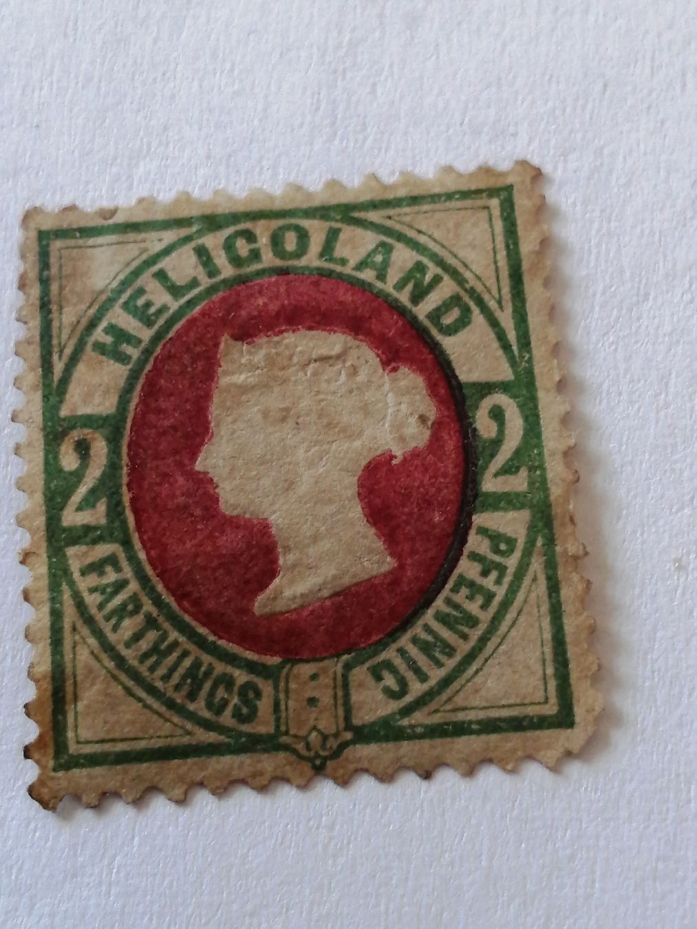 Alle Briefmarken: Alt Deutschland Helgoland  – Gebraucht aus Happerswil von tschergi