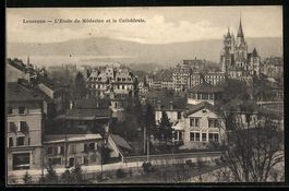 Lausanne, L'Ecole de Médecine et la Cat
