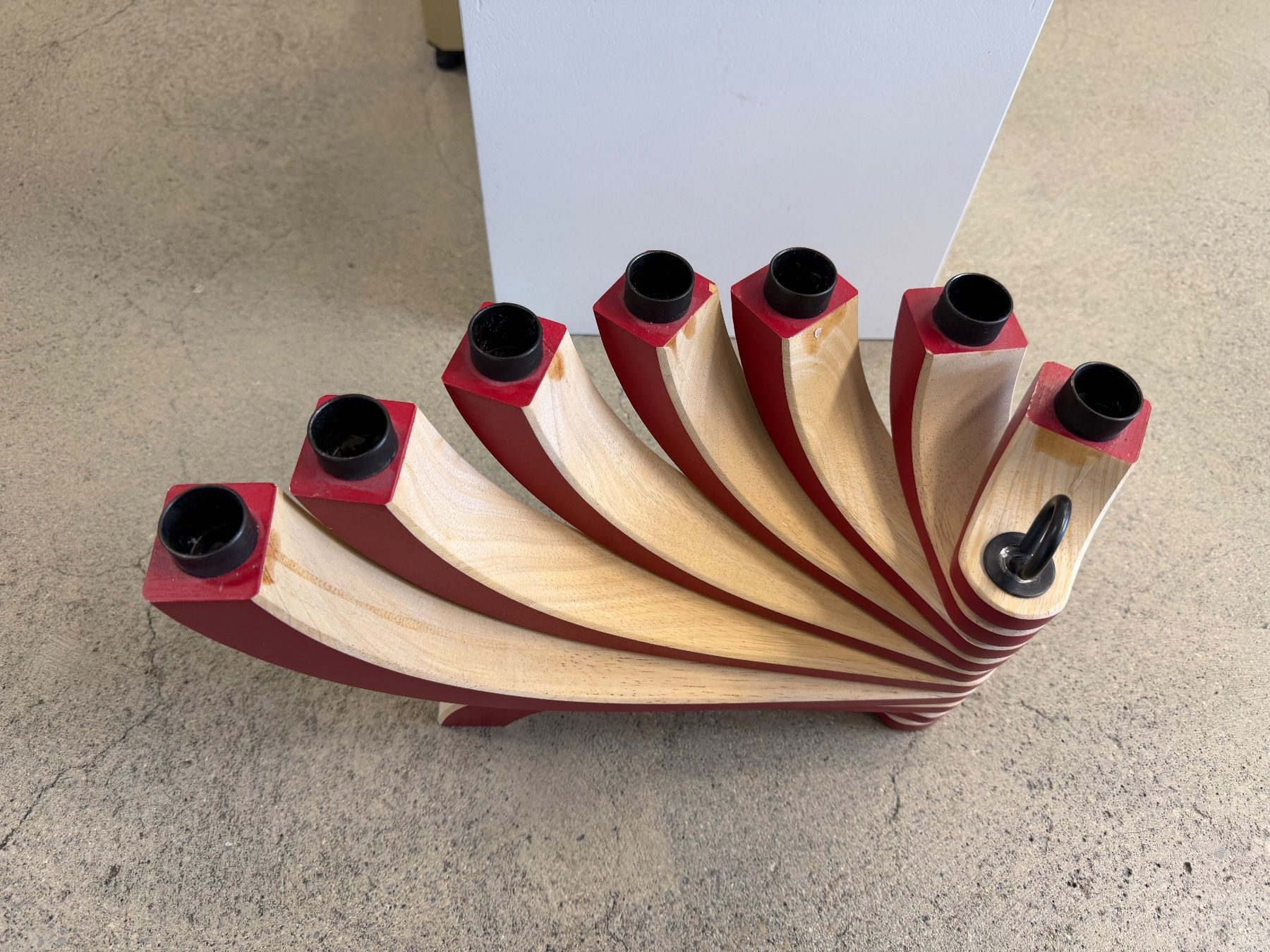 Kerzenständer: Kerzenständer Nordic Light, Design House Stockholm in rot – Gebraucht aus Gümligen von Brocki-Reimal-Stift 1