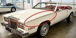 Cadillac Eldorado 1984 Biarritz Convertible Zierleiste vorne