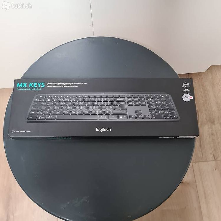 GuardV Kunstleder Hülle Für Logitech MX Keys - Wasserdichter Tastaturschutz