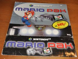 Mario Pak Kartonschuber (N64)