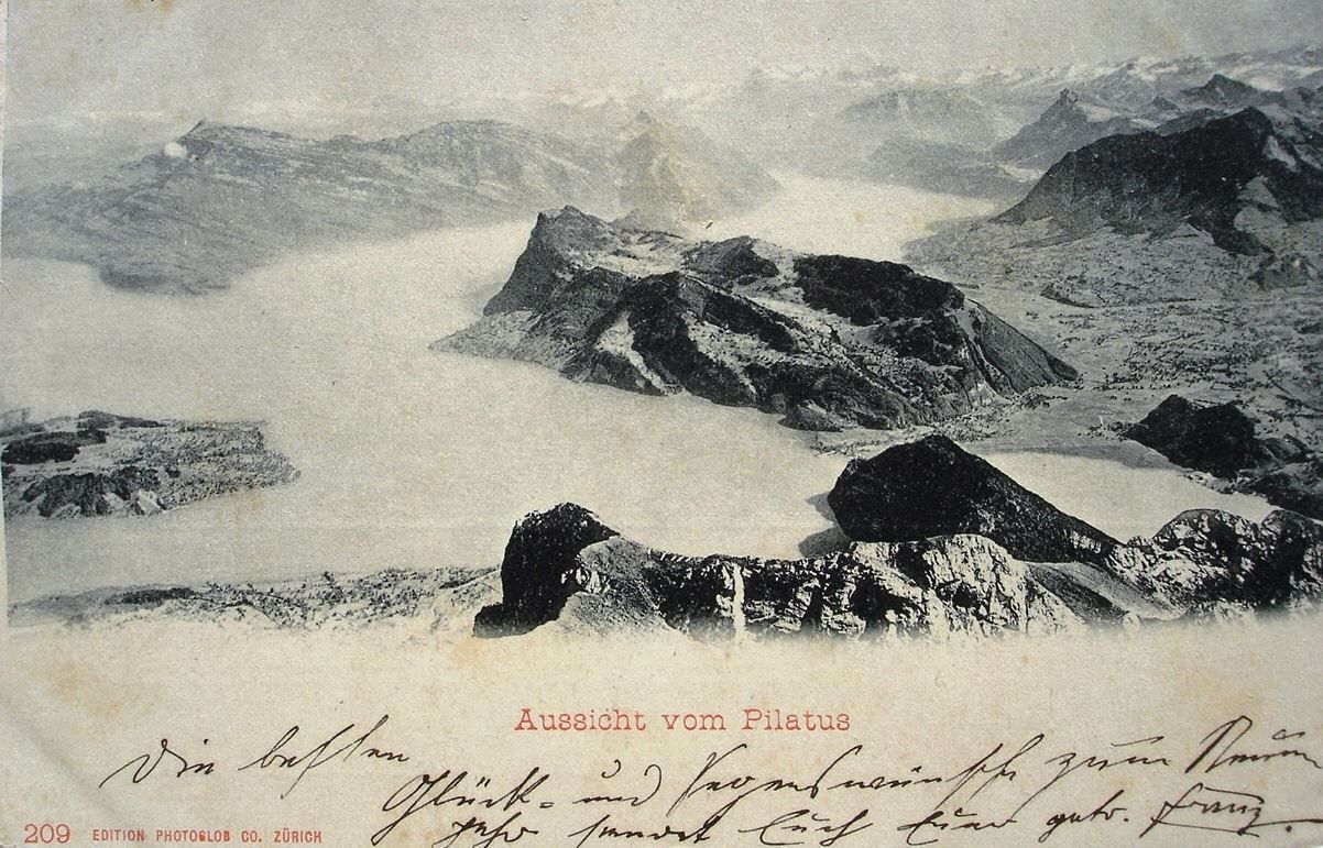 Cartes postales: Aussicht vom PILATUS – D'occasion à Jona par philajona