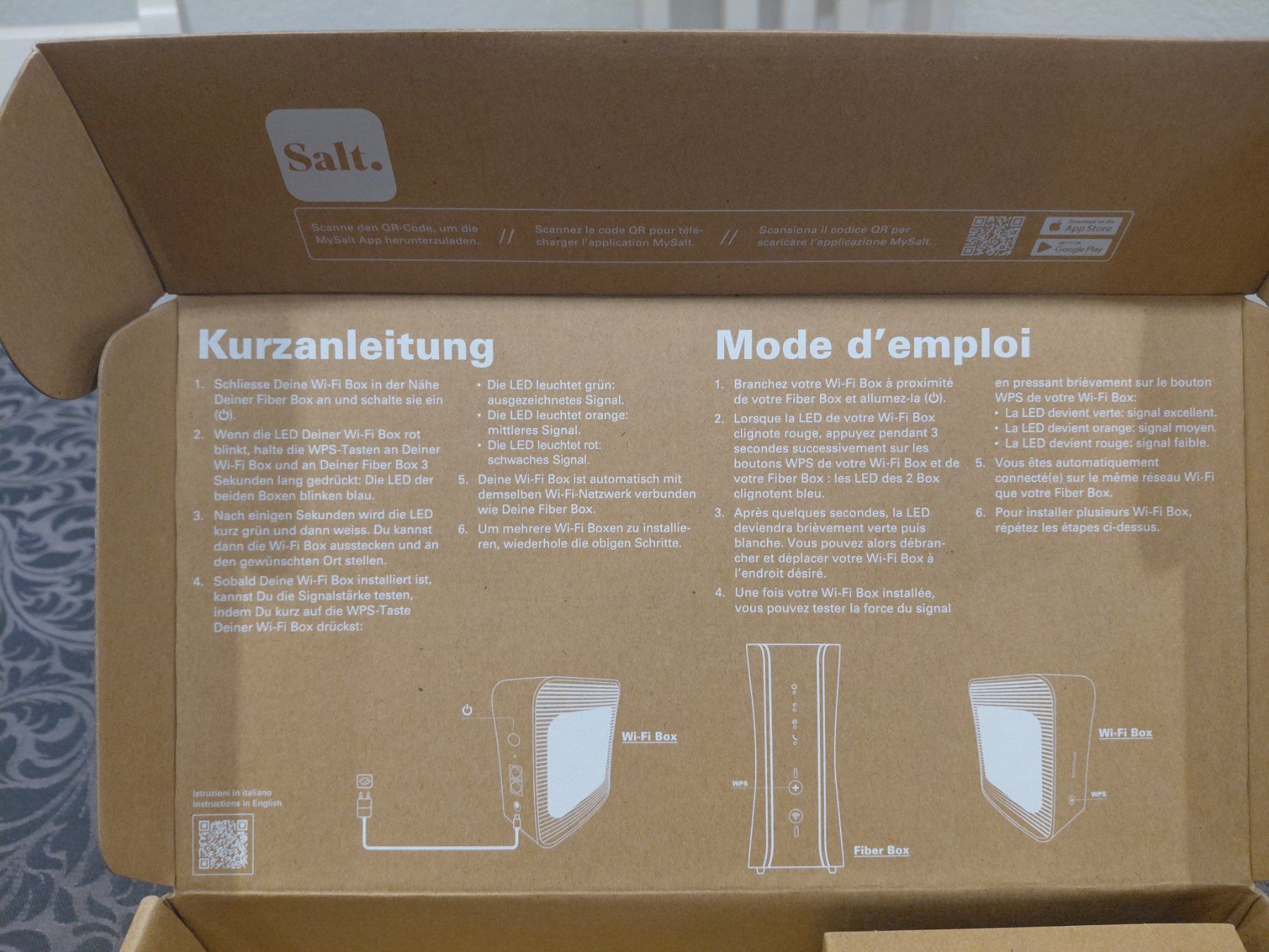 Salt WiFi: Salt Wifi Box 7+ – Nuovo e nell'imballaggio originale da Matten b. Interl venduto da kuschy01 1