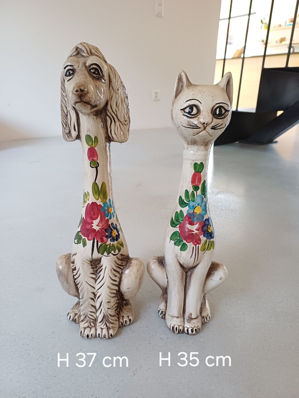 Statuette: Cane e gatto in ceramemica, anni '50/'60 – Usato da Gordevio venduto da bre_jwm5