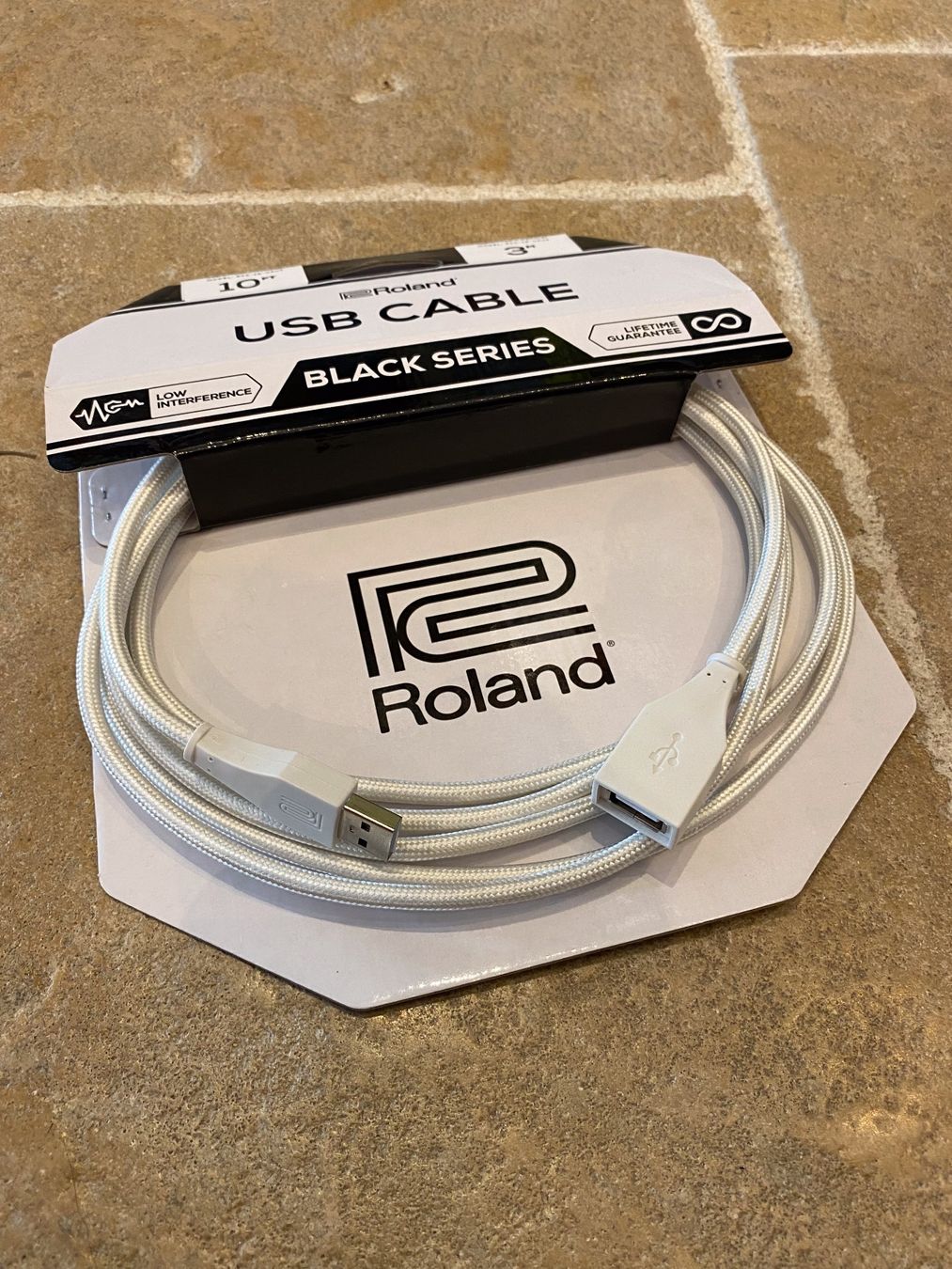 Cavi: Câble USB ROLAND blanc - rallonge - 3m – Nuovo e nell'imballaggio originale da Gland venduto da musiquegland 2