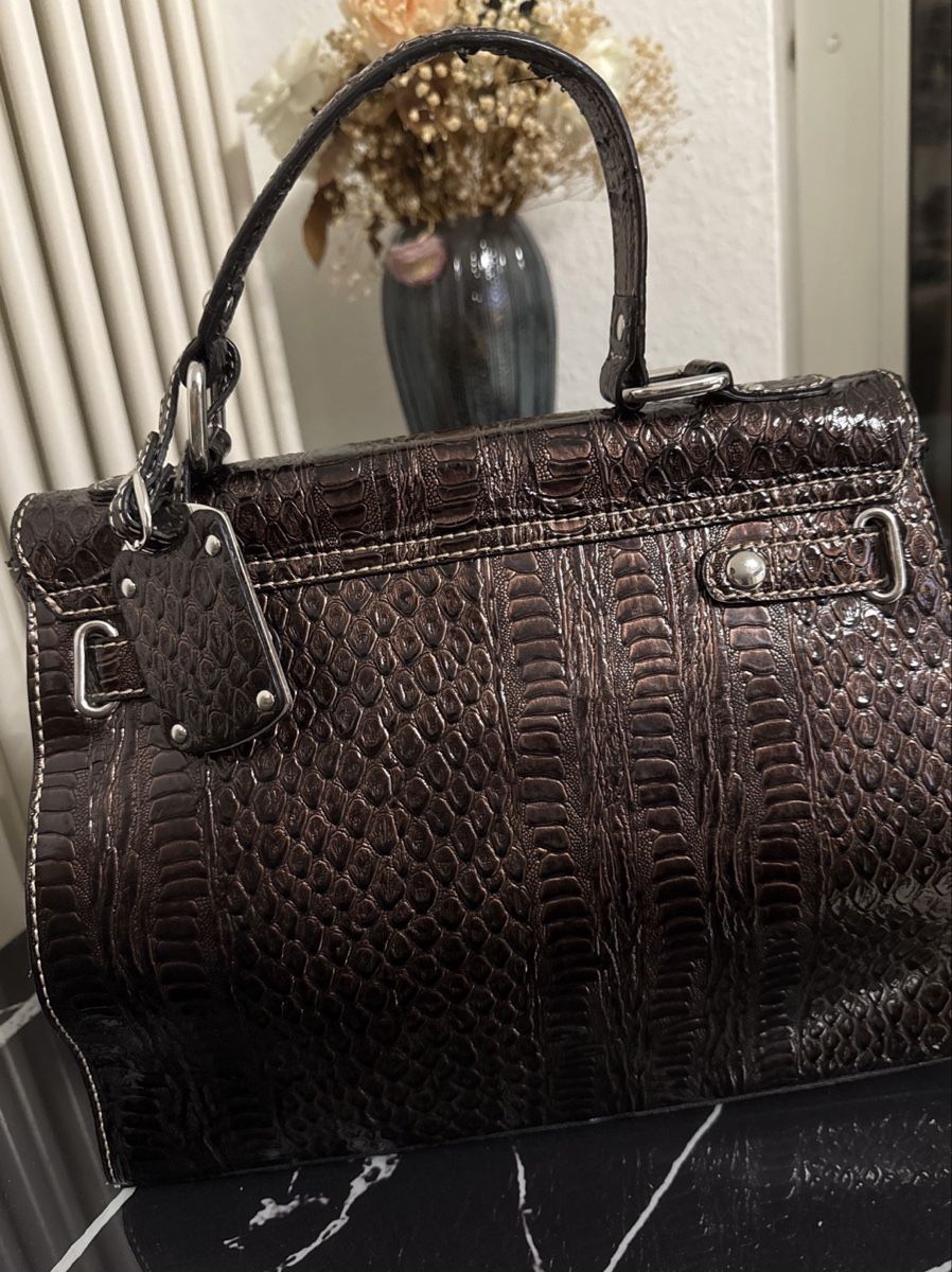 Guess Borse da donna: GUESS HANDTASCHE IN KROKOOPTIK – Usato da Untersiggenthal venduto da Dilosh.ch 1