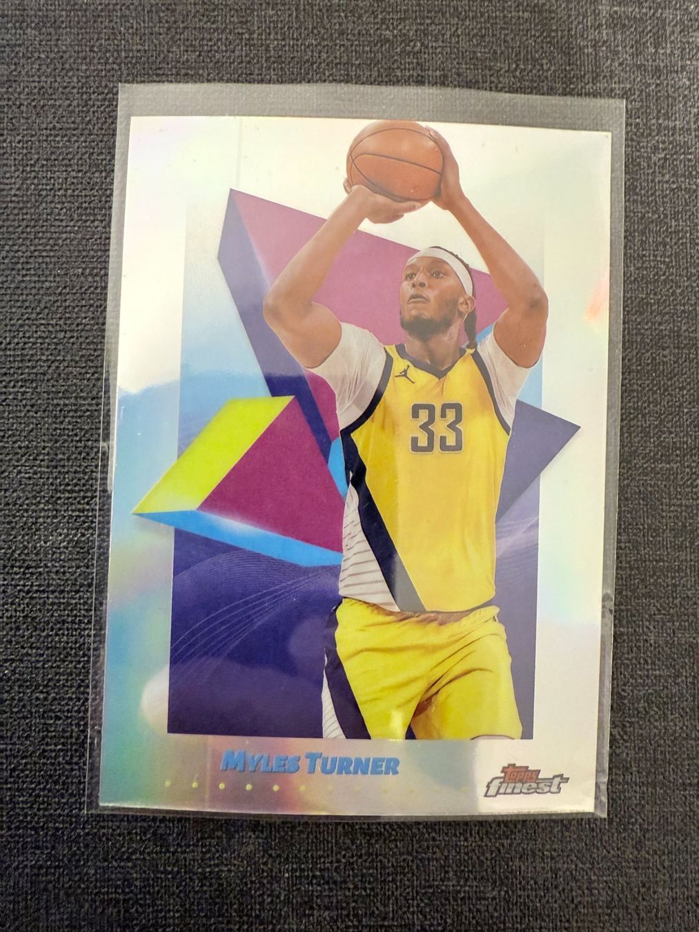 Topps Carte collezionabili: Topps finest Myles Turner NBA – Usato da Burgdorf venduto da Sports_Cards_3400