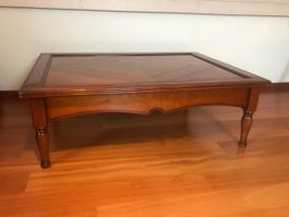 Table basse en bois massif d’acajou