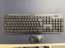 Logitech Tastatur und Maus schwarz Deutsches Layout