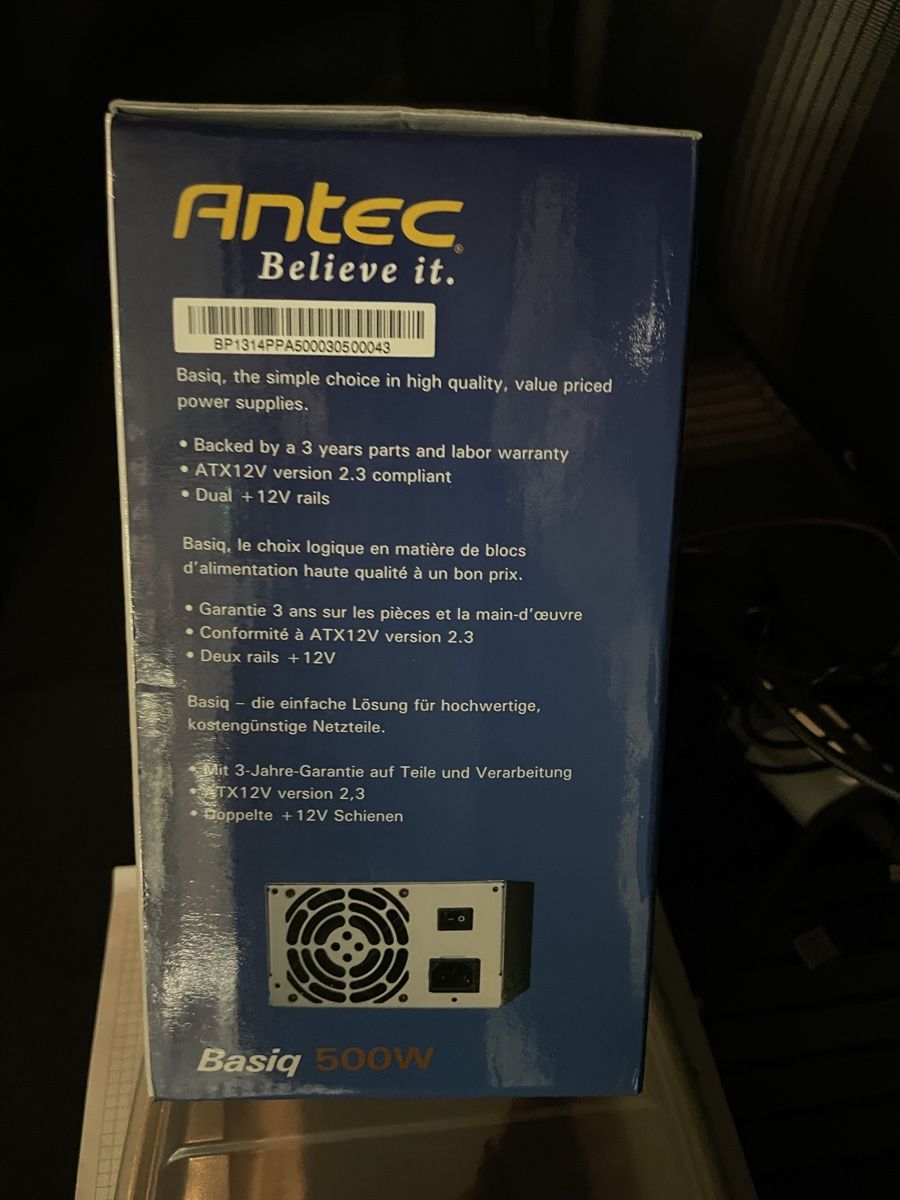 PC: Antec Netzteil für PC – Nuovo e nell'imballaggio originale da Abtwil sg venduto da Kueng.MultiOutlet 2