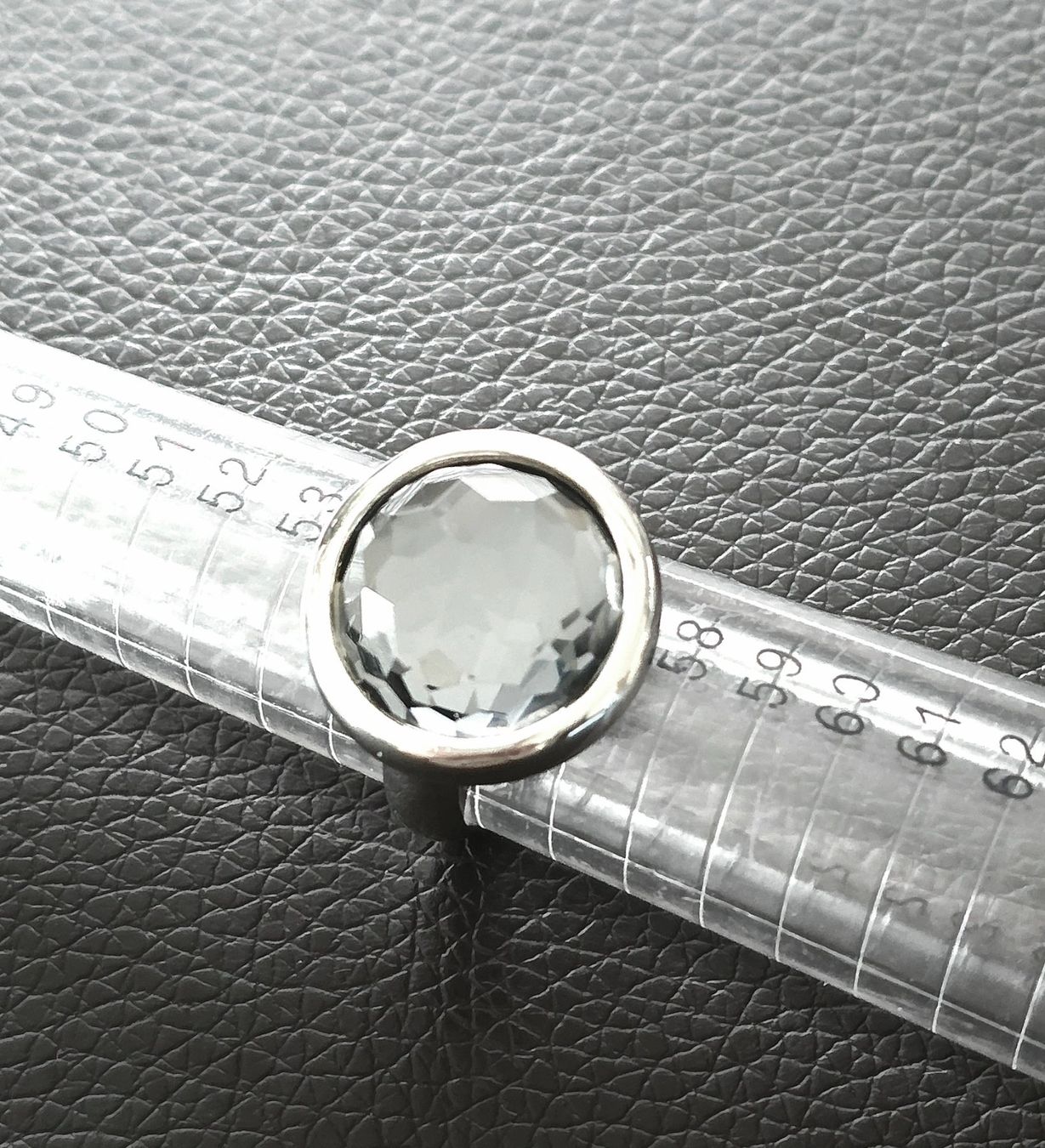 Anelli: Silber Ring 925 mit facettiertem Bergkristall  - NEU – Nuovo e nell'imballaggio originale da Uetikon am See venduto da Coralreef 9