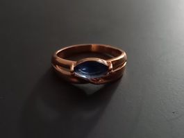 Vergoldet Ring, Grosse 8 (57)