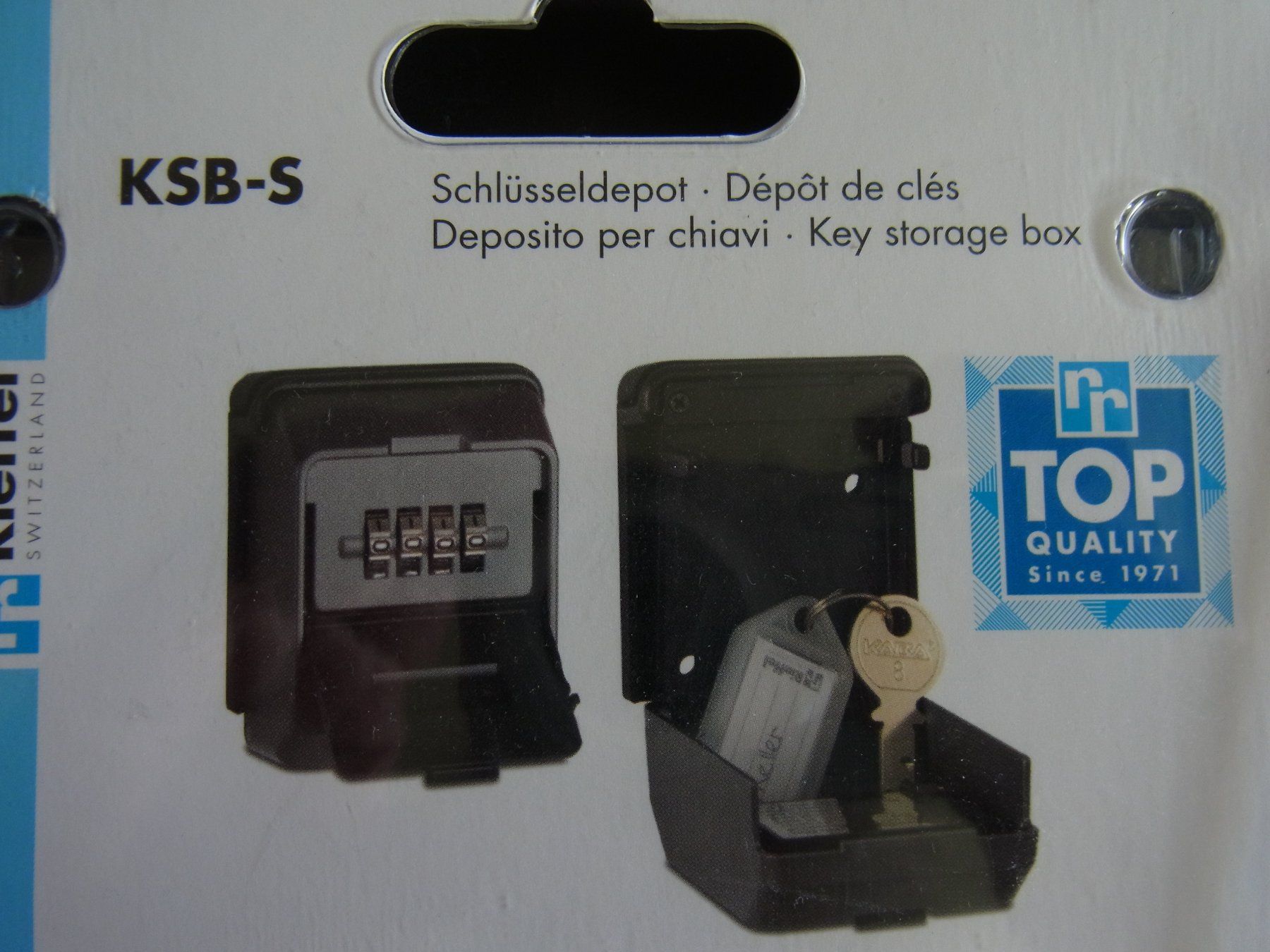 Casseforti: Rieffel Schlüsselbox KSB-S robust mit Zahlen Code – Nuovo e nell'imballaggio originale da Ennenda venduto da Lotus34 3
