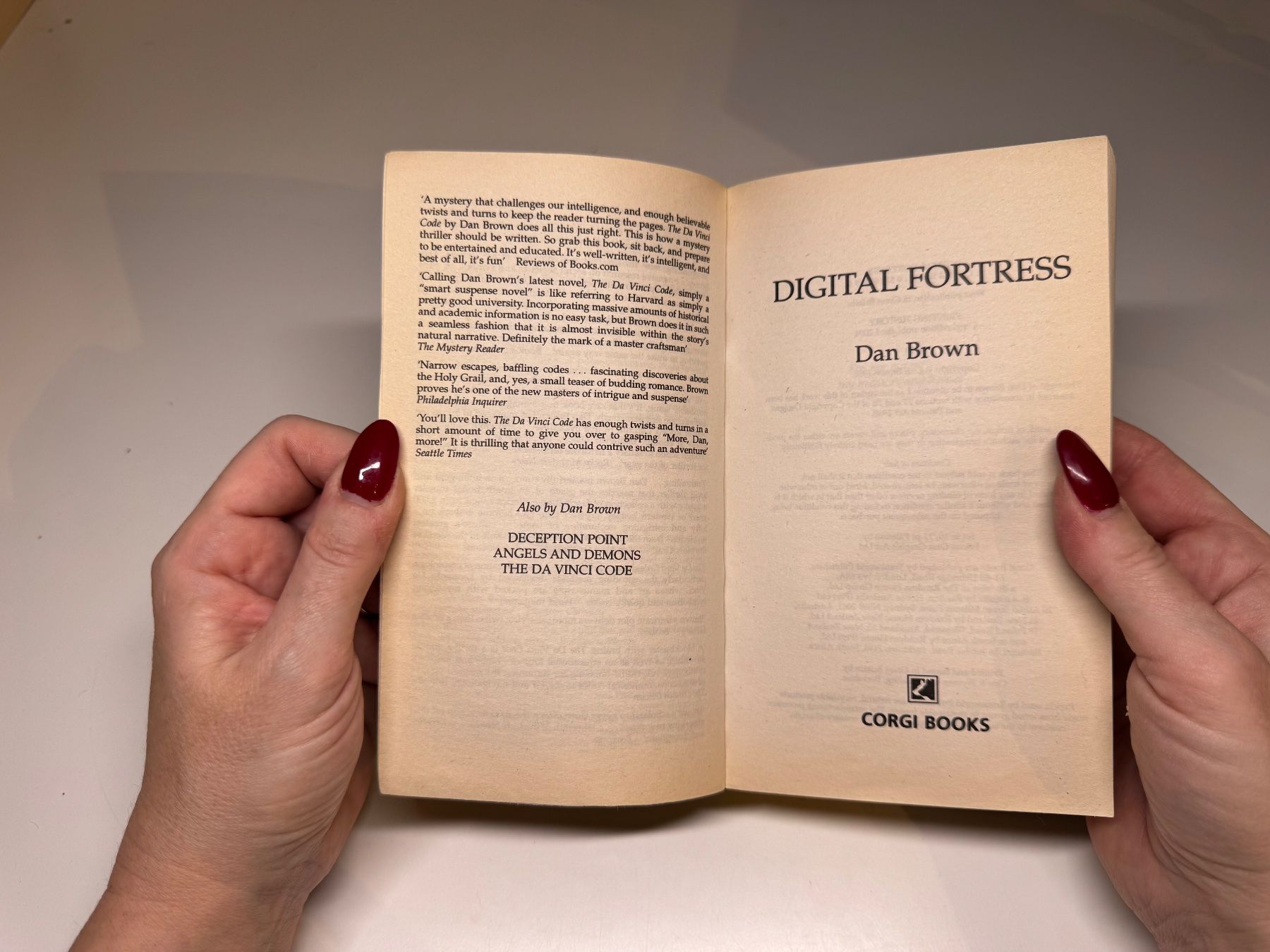 Libri: NOVEL: Dan Brown, Digital Fortress – Usato da Grosswangen venduto da English_books 2