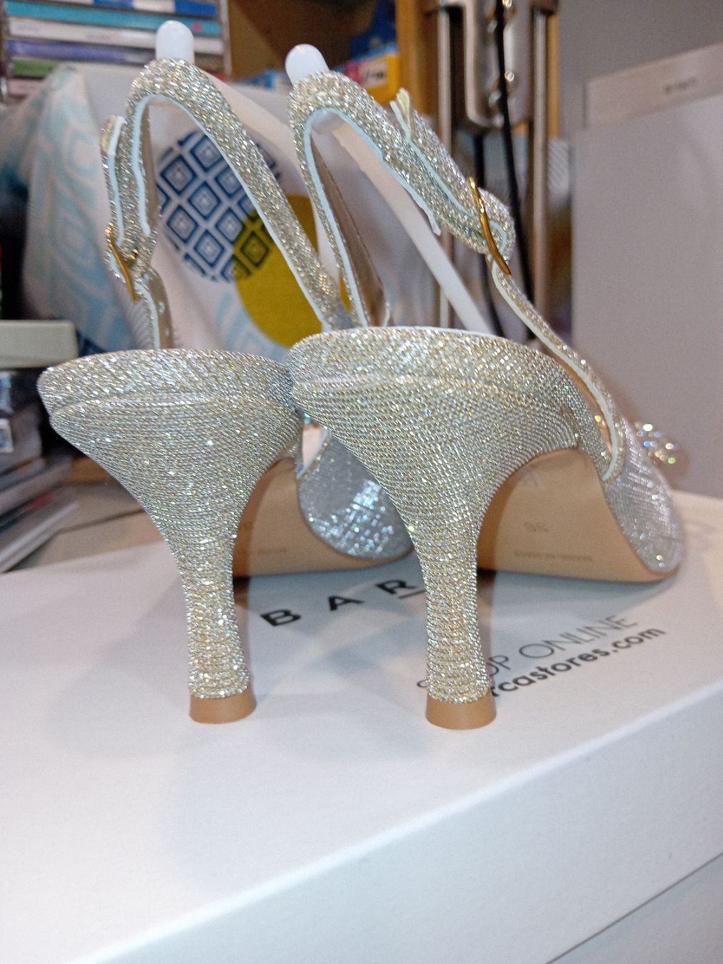 Damenschuhe: BARCA glitter oro con fiocco, tg 36 NUOVE – Neu und originalverpackt aus Biasca von Old_6blh 4
