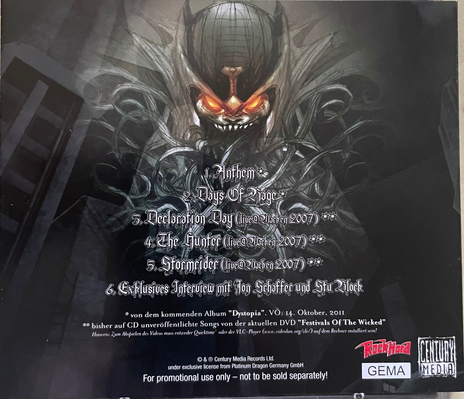 CD: Iced Earth (Promo) – Usato da Brunnen venduto da Barfly5 1