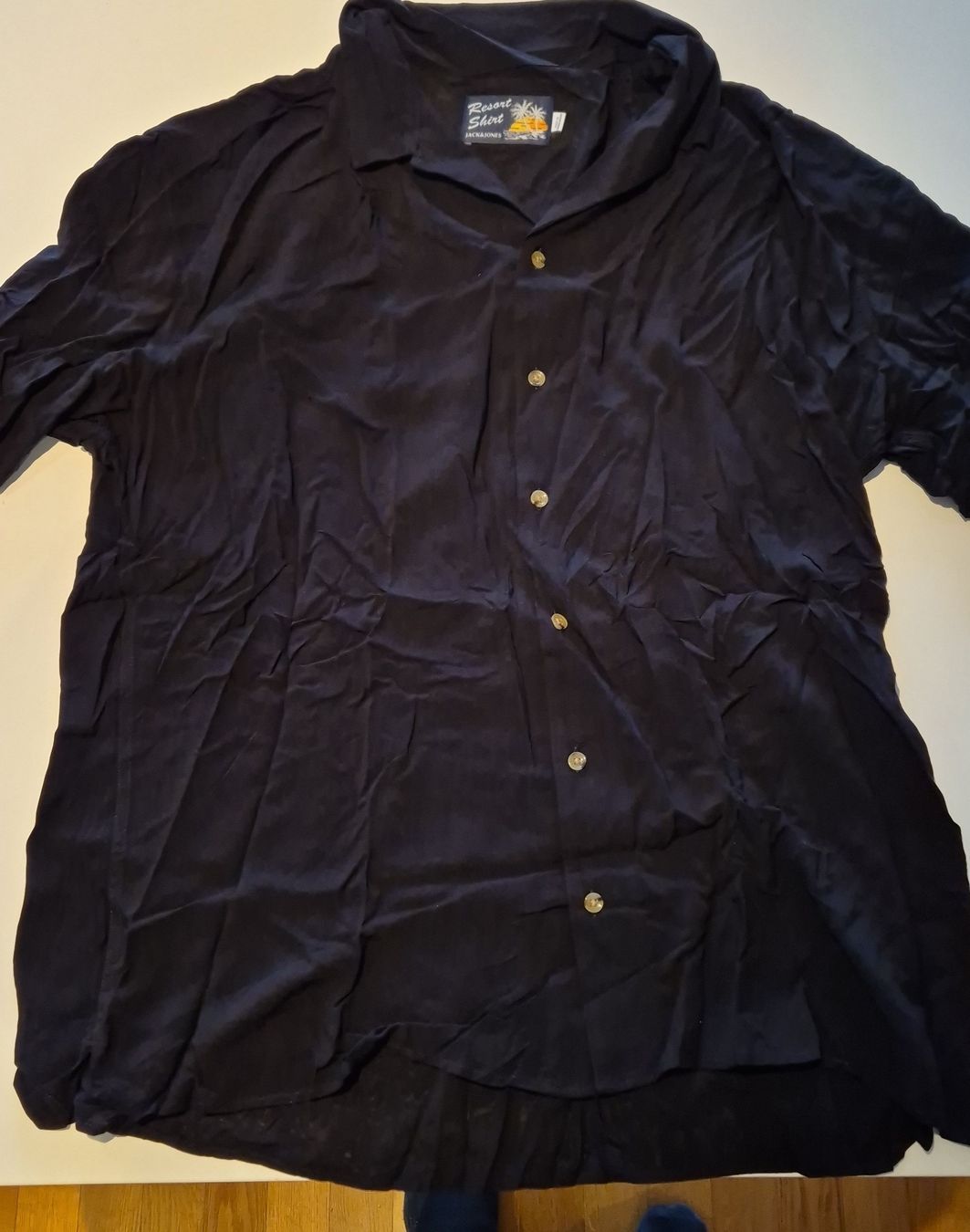 Camicie: Sommerhemd, schwarz, Grösse XL Jack&Jones – Usato da Schenkon venduto da 1996234