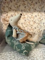Sitzsack grün für Puppenhaus - passt auch zu Maileg