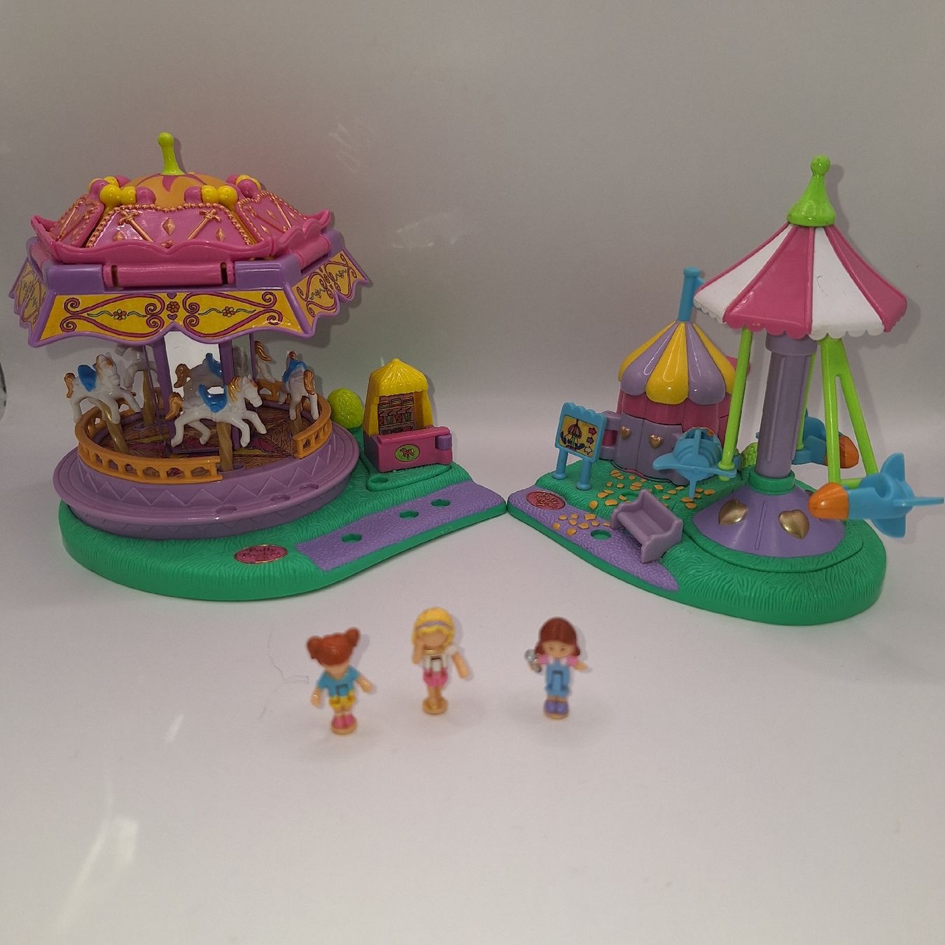 Polly Pocket Spin Pretty Carousel and Rocket Ride 1996 (D'occasion) à ...