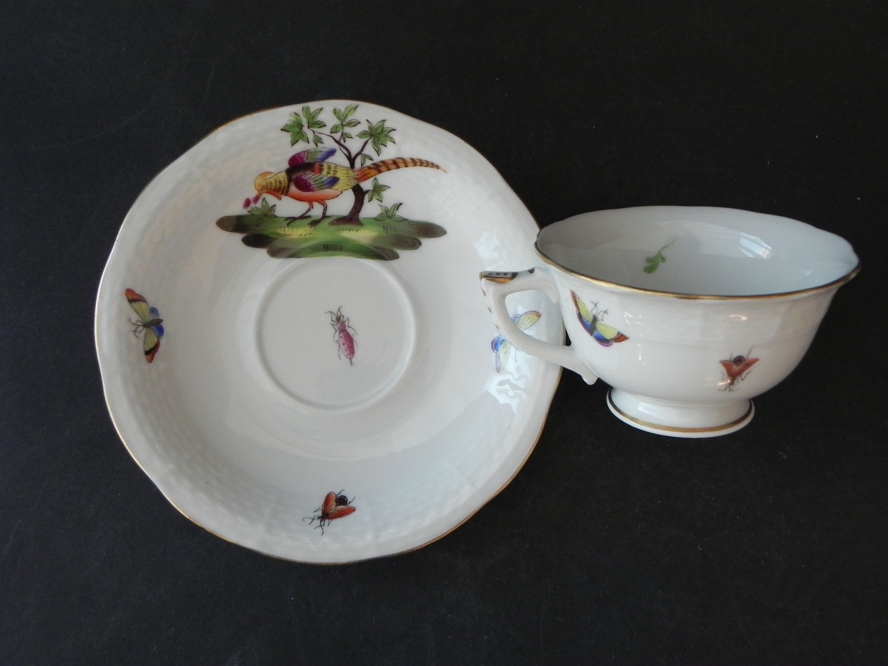 Herend Tassen: HEREND Espressoset - handpainted Ungarn / Hungary – Neu (gemäss Beschreibung) aus Zürich von LodgE-21