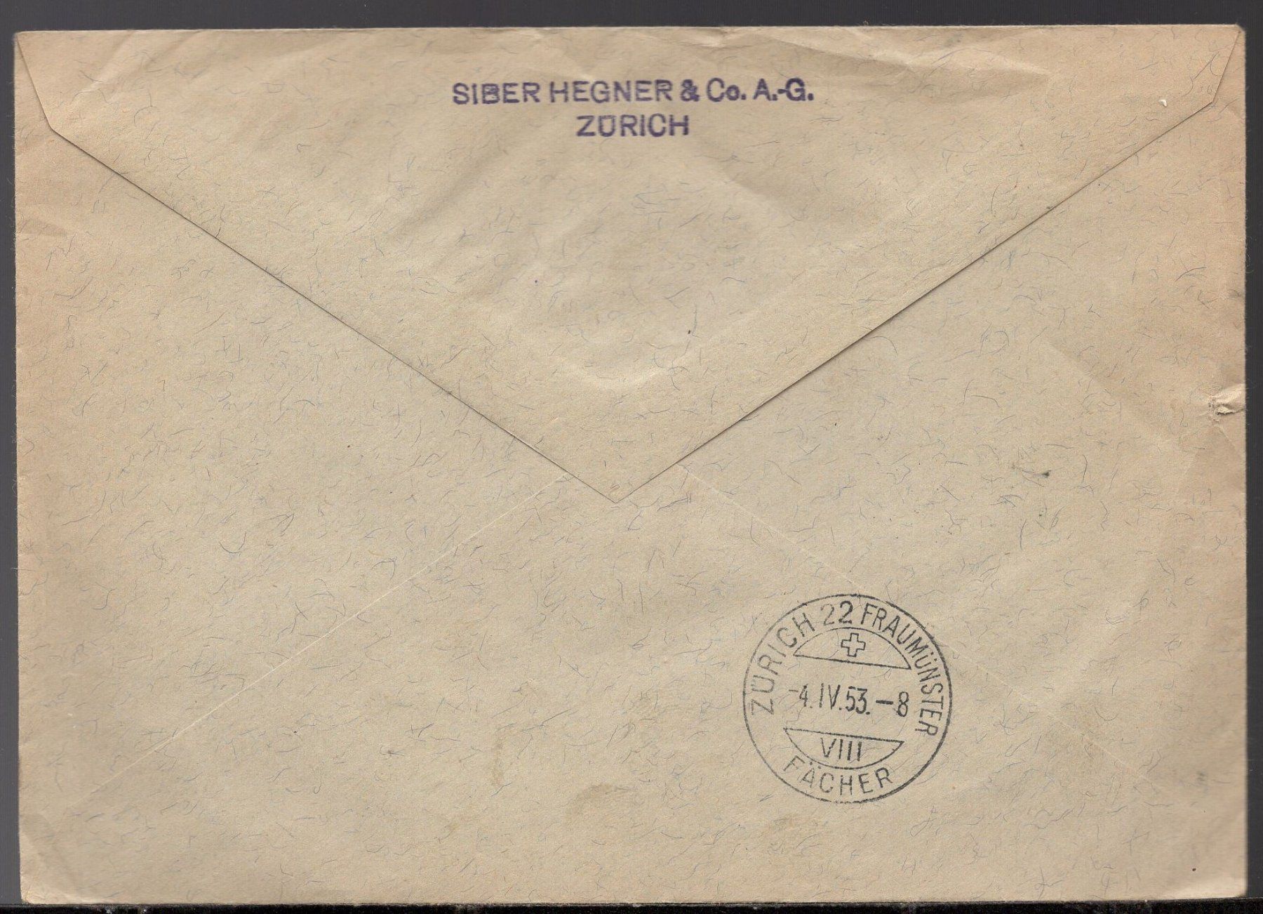 Tutti i francobolli: GRONE, 3.IV.53   R - Brief  Drucksache – Usato da Aarau venduto da kufi44 1