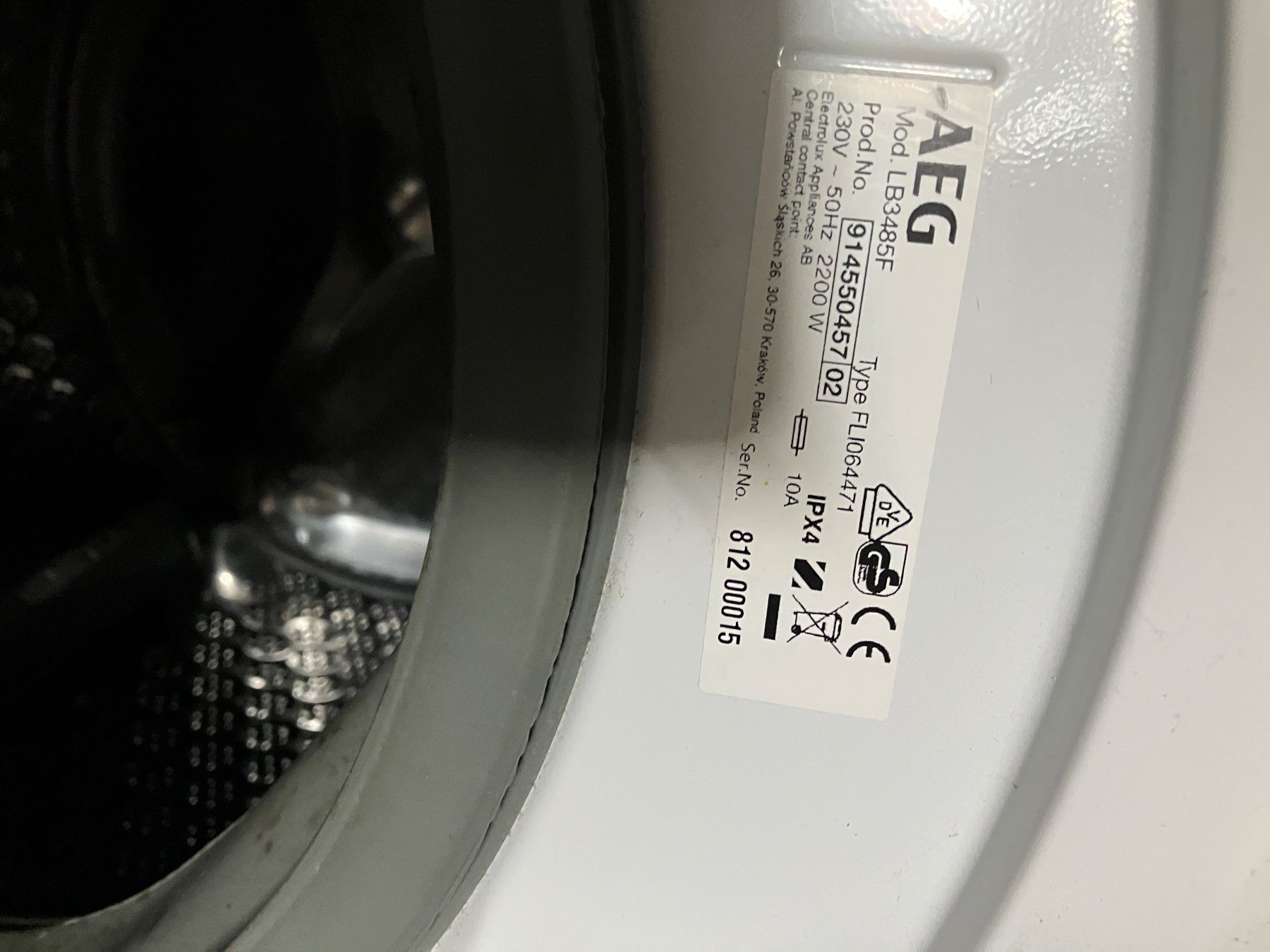 AEG Lavatrici: AEG Waschmaschine LB3485F – Usato da Kappel SO venduto da origin_85 1