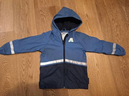Set gefütterte Regen/Schnee-Jacke und Hose   Gr 110/116