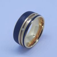 Eleganter Goldring von Furrer-Jacot mit 3 Brillanten