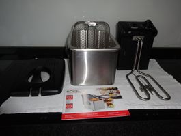 Edelstahl Fritteuse König Fry 2