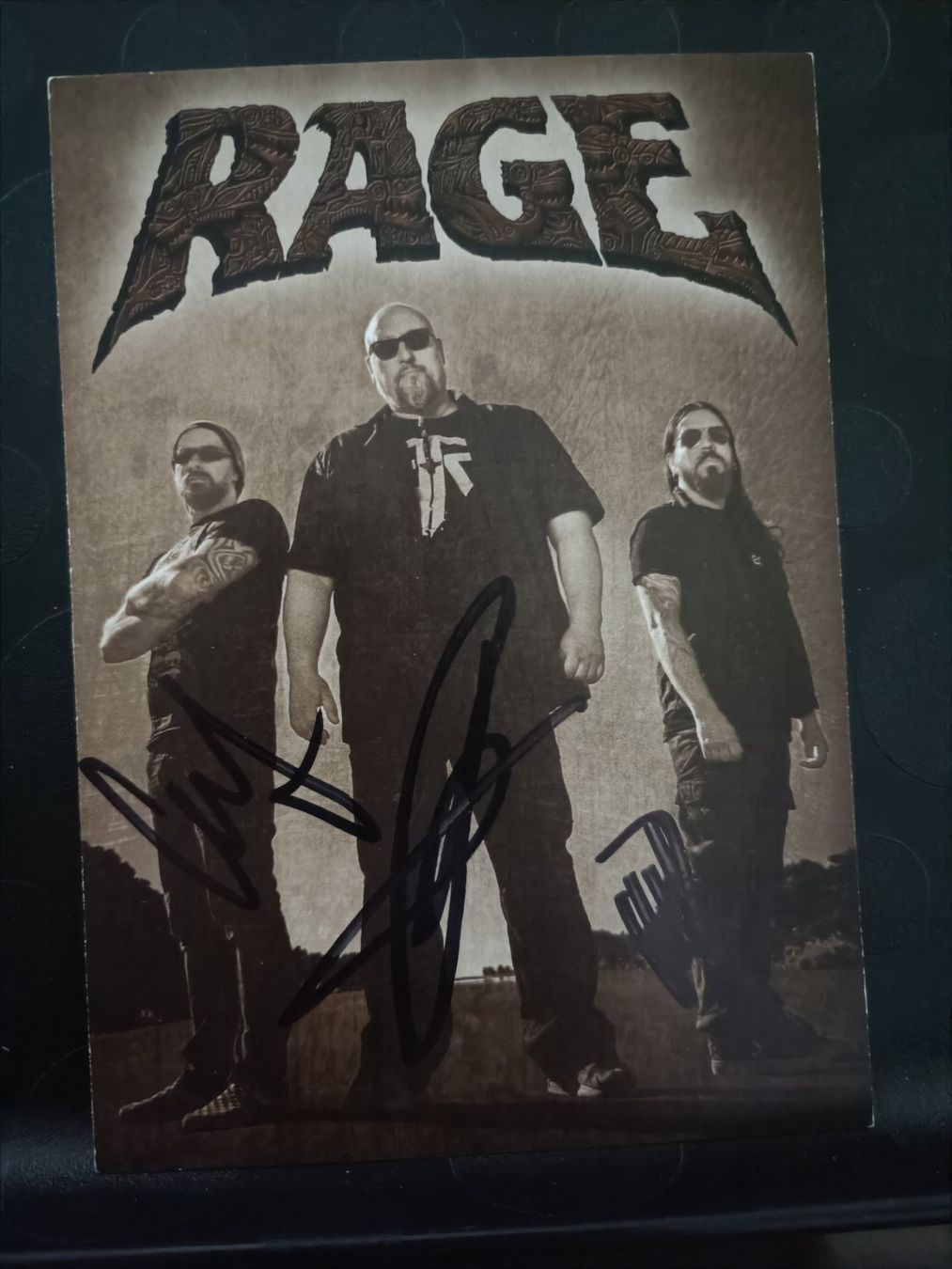 Autografi: RAGE - original Autogramm – Usato da Menziken venduto da Artographs