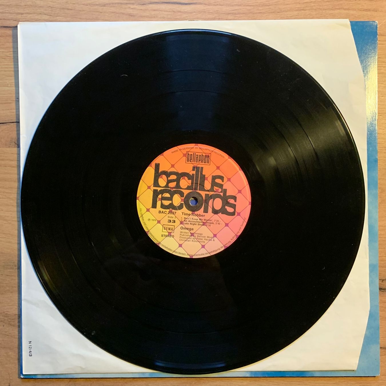 Schallplatten: OMEGA - TIME ROBBER...OG GER 1977...VG+/VG+ – Gebraucht aus Gals von Diskopatshop 2