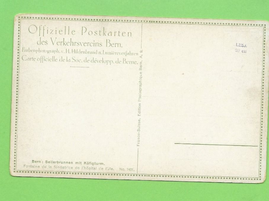 Cartoline postali: Bern - Seilerbrunnen mit Käfigturm – Nuovo (secondo la descrizione) da Zürich venduto da t24_de 1