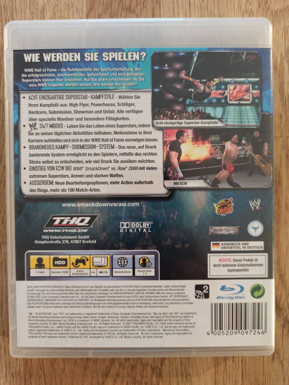 Giochi: WWE Smackdown vs. Raw 2008 PS3 – Usato da Oberweningen venduto da mar_87mx 1