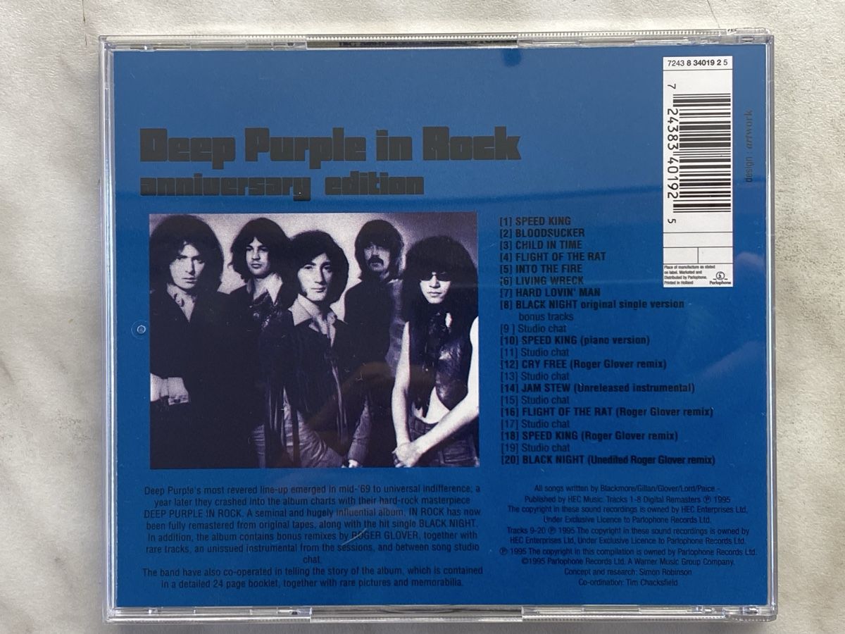 CD: Deep Purple In Rock CD Anniversary Edition – Nuovo (secondo la descrizione) da Aigle venduto da St_anger 1