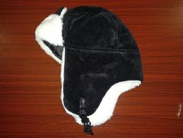 Hut Mütze Ushanka warm schwarz - Chapeau bonnet Ushanka