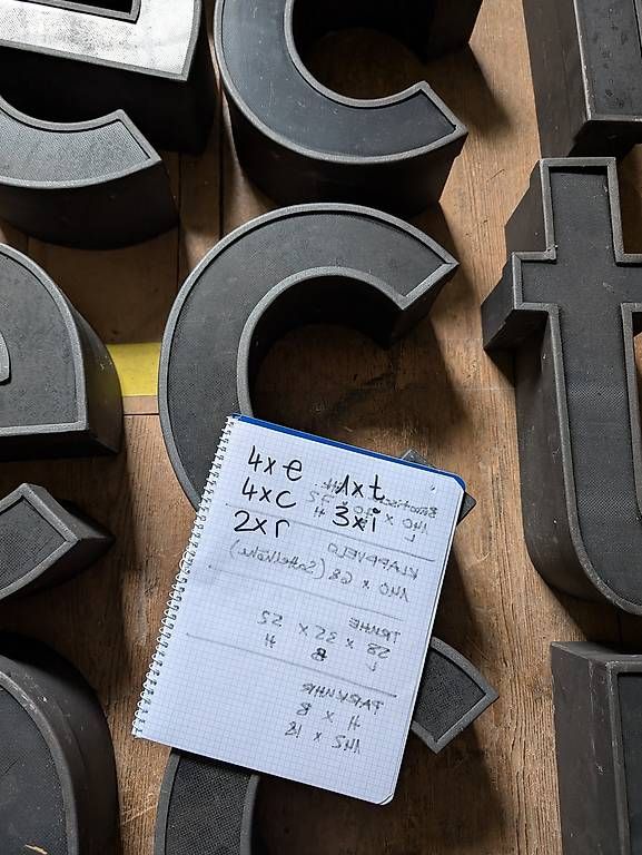 Schilder: Leuchtbuchstaben Werbeschrift Werbeschild – Gebraucht aus Hittnau von v-v-onlineverkauf 3